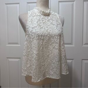 Elodie lined lace top